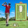 Golf Training Mat for Swing Detection, Advanced Golf Impact Mat, Path Feedback Golf Practice Mat