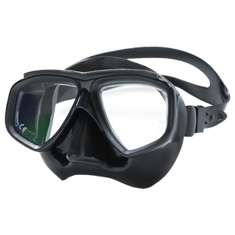 Waterproof Tempered Glass Double Lens CE Certified Spearfishing Freediving Snorkeling Mask M/L Size