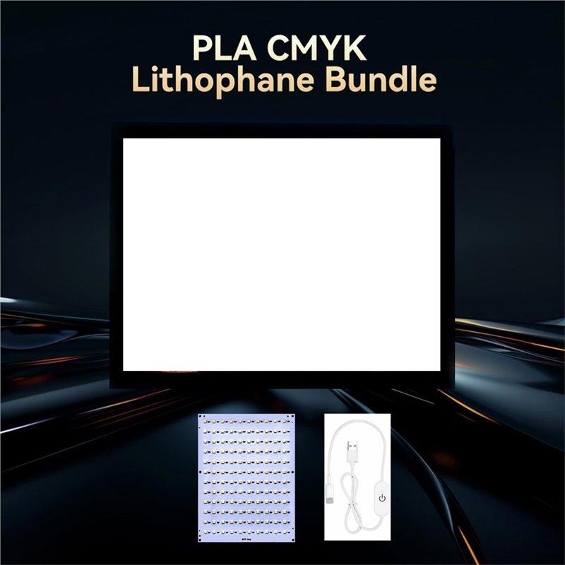ABGR-DIY Hardware Model Spare Parts 6Pack CMYK LED Backlight Board Kit FAZ007 For Bambu Lab Makerworld,3D Printer Light