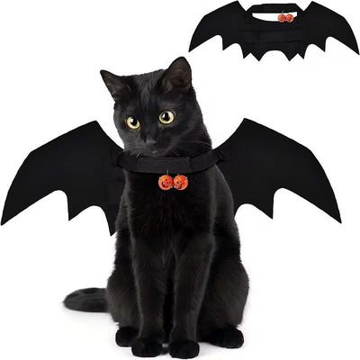 Modische Katzenkleidung, Fledermausflügel, lustiges Hundekostüm, künstlicher Flügel, Haustier-Cosplay-Requisite, Halloween, Weihnachten, Katzenkostüm, Haustierprodukte