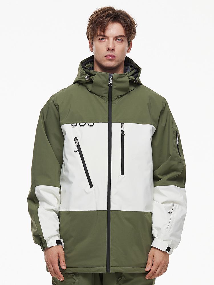Men's and Women's Waterproof Ski Suit 2024-2025: Windproof, Warm Single/Double Board Jacket for Outdoor