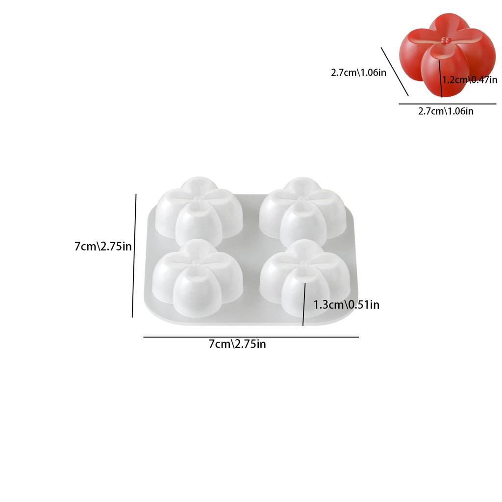 Flower Silicone Mold Set For Candle Making Flower Pot Resin Casting Molds For Diy Crafts