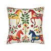 Classical  Luxury Horse Pattern Pillow Case  Graphic Pillow Cover Vintage Pillowcases For Living Room Sofa