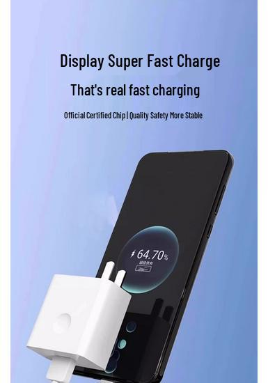 120W Super Fast Charger for Honor, Huawei, OPPO, VIVO & Android (66W Compatible) - National 3C Certified