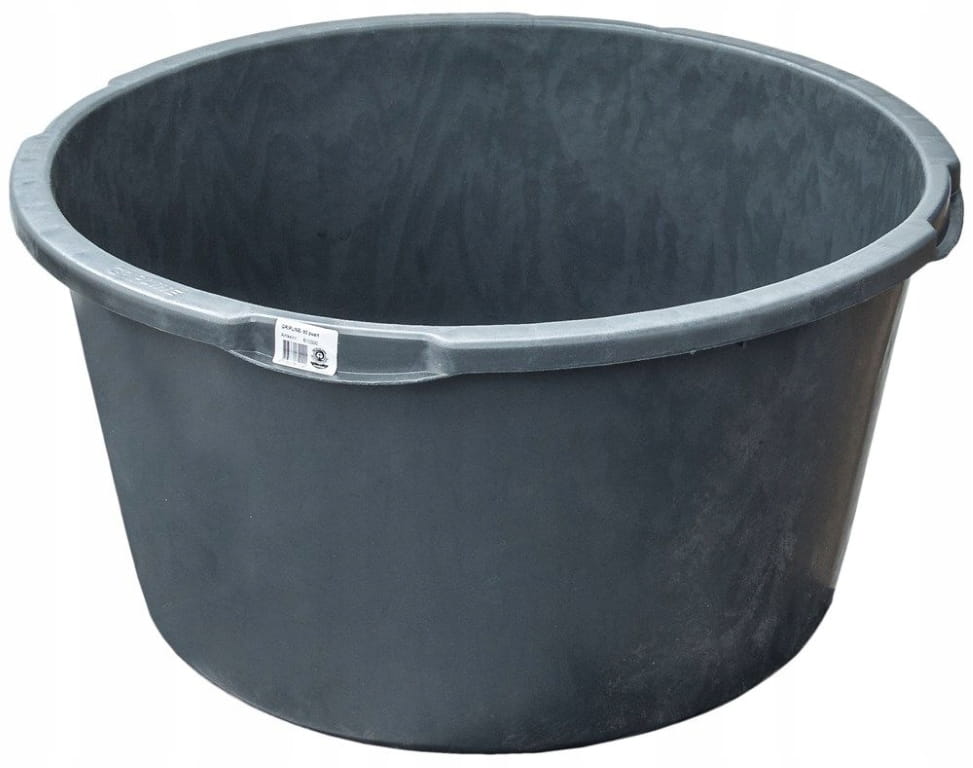 Construction container for mixing mortars 90L