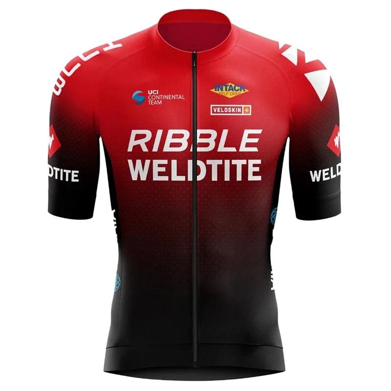 Nuovo Set Maglia da Ciclismo Estiva Traspirante Pro Team Abbigliamento Ciclismo Maglie Bici da Strada Completo Pantaloncini con Bretelle MTB Maglia Culotte