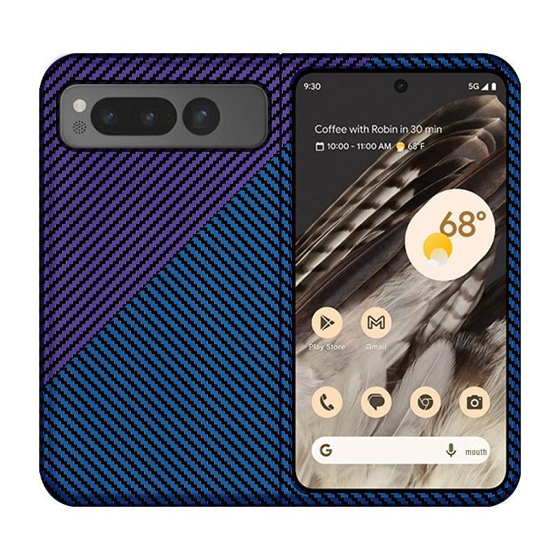 Google Pixel Fold Carbon Fiber Pattern Wireless Charging Case