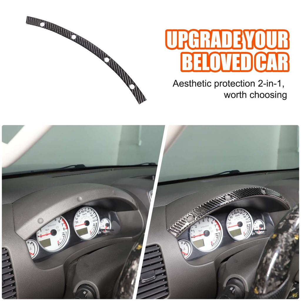 Carbon Fiber Interior Dashboard Trim Cover Sticker For Nissan Frontier 2009-17