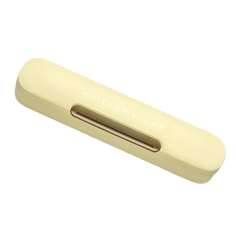 

Коробка для палочек для еды, набор ложек и палочек для еды из нержавеющей стали, портативный ящик для хранения столовых приборов для офиса и студентов