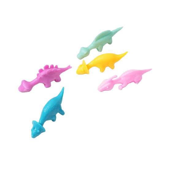 5Pcs Sling Shot Dinosaur Finger Toy Sticky Dino Launching Toy Anxiety Stress Relief Stretchy Flying Dinosaur Toy Tricky Props Party Favors
