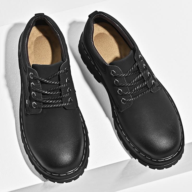 Мода Горячая Распродажа Мужские Оксфорды Натуральная Кожа Мужская Повседневная Обувь — фото 6