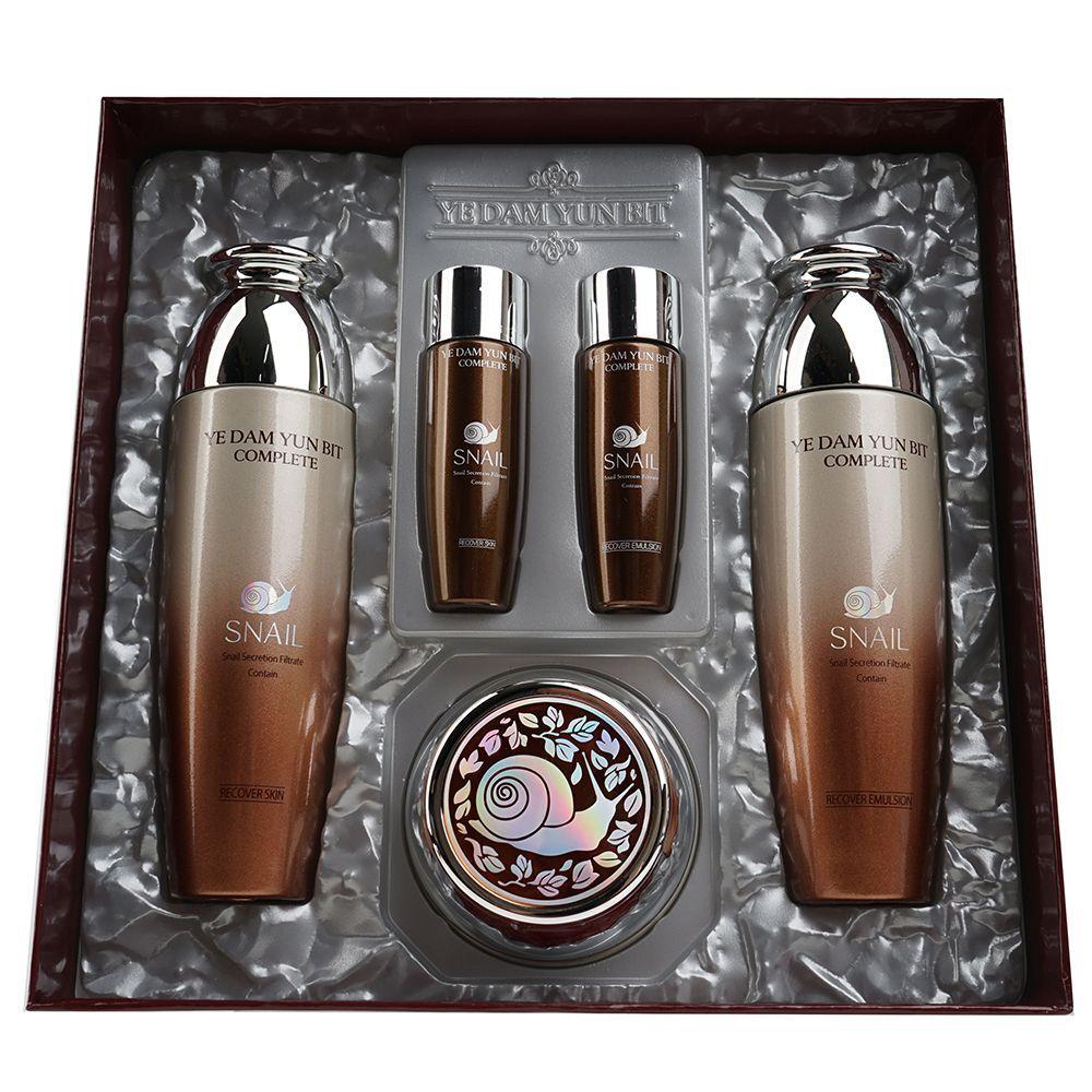 LRLDWGLH Snail Phytostem Cell Women s Skincare 3-Piece Gift Set