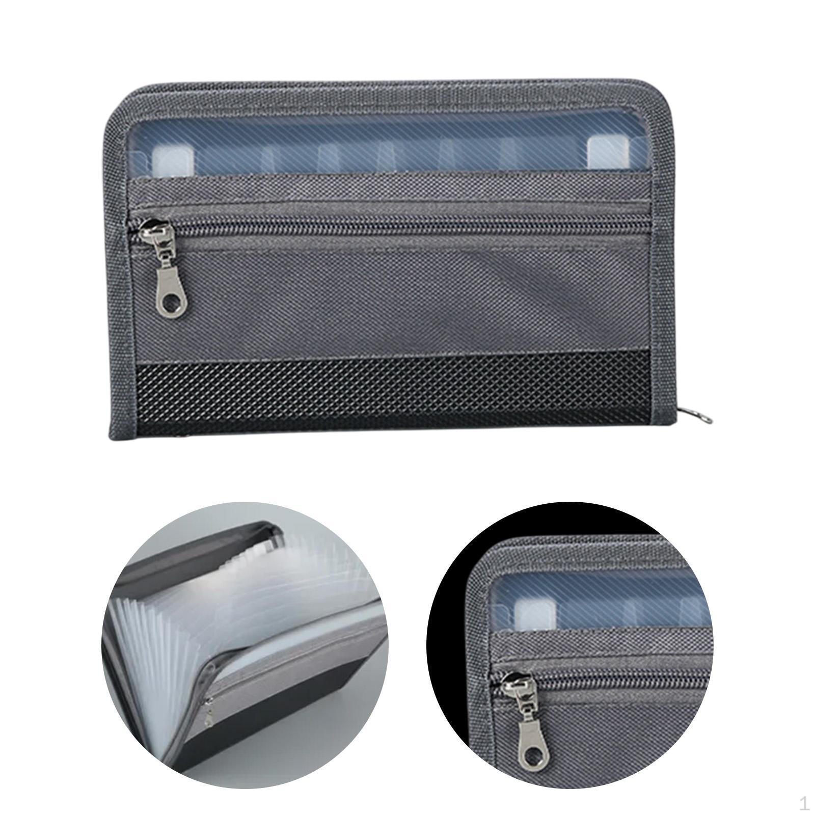 

Органайзер для документов в виде гармошки с застежкой-молнией для школ Clear