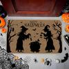Halloween Happy Entrance Carpet Witch Slippery Welcome Floor Mat Family Kitchen Indoor Outdoor Decoration