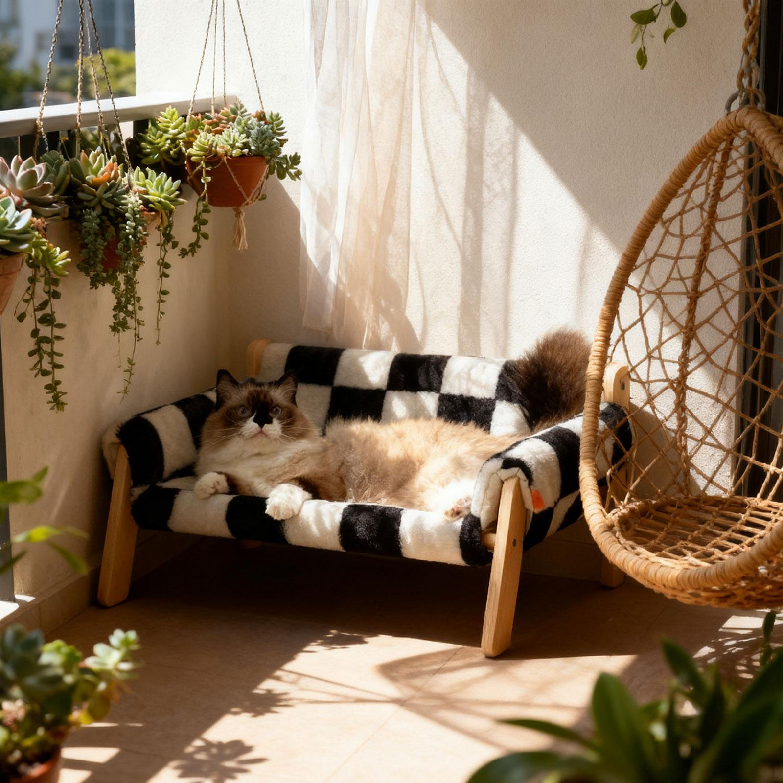 

Cat Sofa Pet Supplies Comfortable Warm Anti Slip Soft Beds for Small Animal Indoor Cats