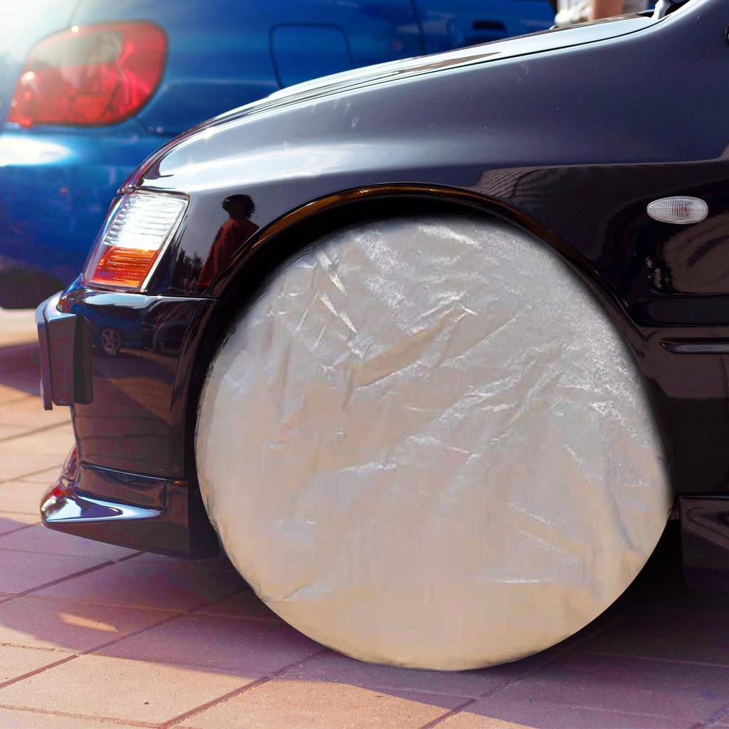 Trailer Tire Covers Waterproof Wheel Cover For Tire UV-Resistant Protector For Outdoor Summer Travel Truck Camping RV Winter