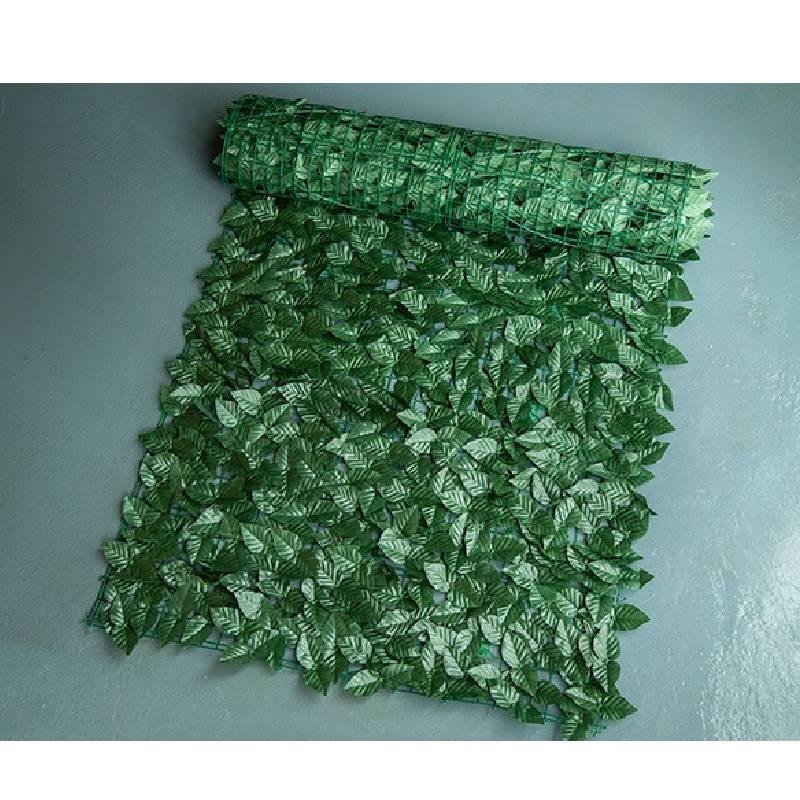 Faux Leaf Ivy Artificial Hedge Fence Privacy Screening Garden Wall Green Cover