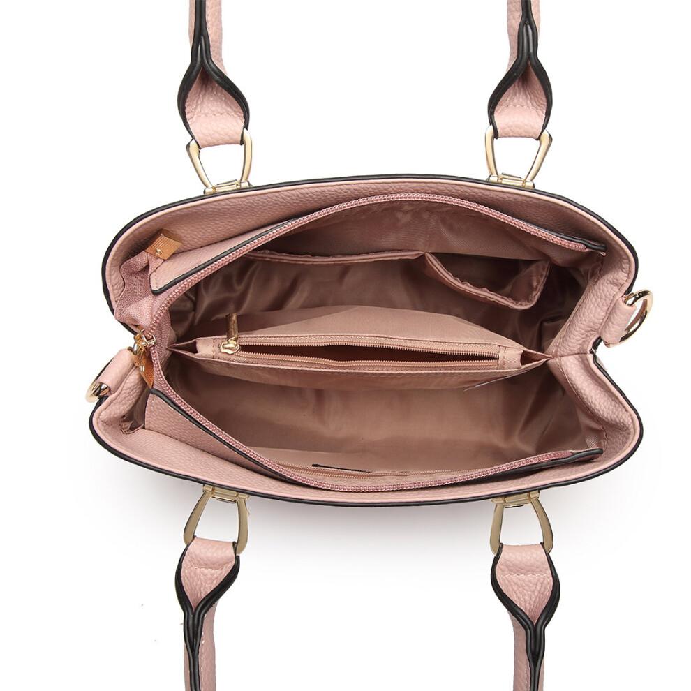 (Rosa) Damen Zip-Top Mehrwegtasche