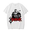 Berserk T Shirts Guts Funny T Shirt Cool Manga Graphic T-Shirt Japanese Anime WoCotton Harajuku Manga Hip Hop Tops Tees