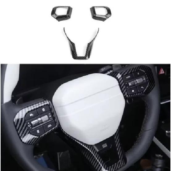 Car Decoration Steering Wheel Cover Trim For Kia EV3 GT Line 2024-2025 Cars Accessories Automotive Interior Styling Upgrade