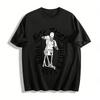 Totenkopf Roller Kickstarter Dein Abenteuer Grafik Lässiges T-Shirt Reines Baumwoll-T-Shirt