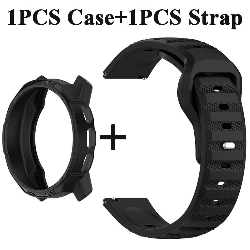 WatchBand + Silicone Case Cover for SUUNTO 9 PEAK/9 PEAK Pro Silicone Strap 9 PEAK Shell Sports Wristband Watchband