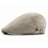 Men's Newsboy Hat Flat Cap Cotton Adjustable Breathable Irish Cabbie Ivy Cap for Driving And Hunting