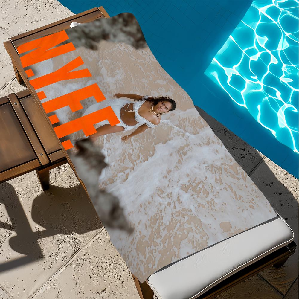 A LITTLE VENGEANCE Jessie Reyez Towel Beach Bath Quick-Drying Lightweight Portable Sauna Camping Swim Pool Travel