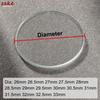 1/2PCS Flat Thickness 1.3mm Round Watch Glass Crystal 26mm-33mm Smart Watch Replacement Lens Glass Mirror Watch Repair Tools Kit