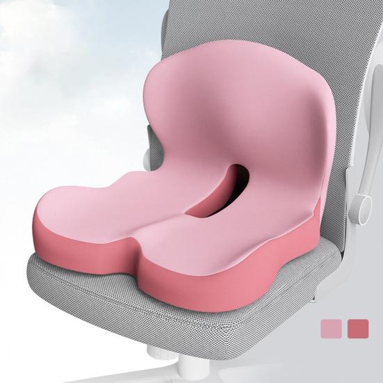 L-Shaped Integrated Seat Cushion Memory Foam Cushion with Lumbar Support Back And Seat Cushion for Tailbone Pain Relief Car Seat Office Chair