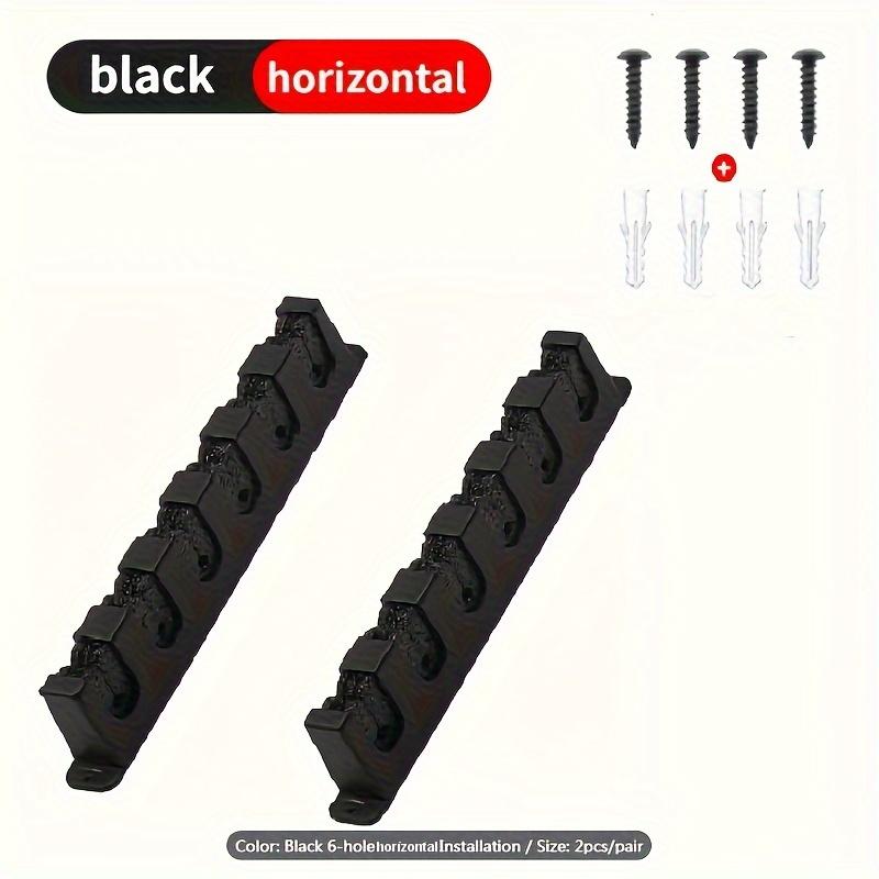 Настенная стойка для хранения удочек - Вмещает 6 удочек, регулируемая и экономящая место 1pair