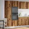 Microwave Cabinet Lyon Vintage Wood Look 60 X 57 X 207 Cm Engineered Wood