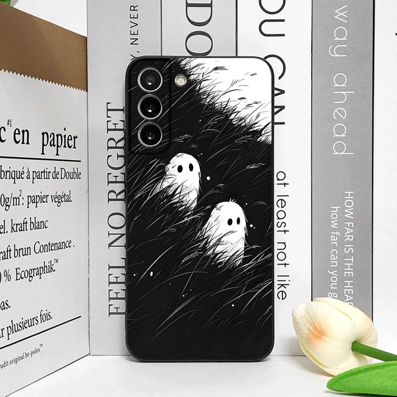 Abstract Art Funny Ghost Pattern Phone Case for Samsung Galaxy A56 A42 A14 A55 A16 A54 A36 A53 A52 A51 A06 A04 5G Soft Cover Y2K