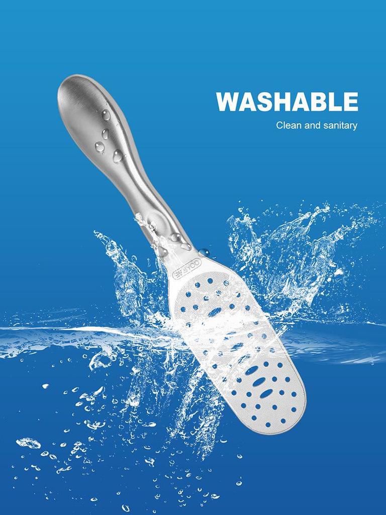 Dual-Sided Stainless Steel Pedicure Foot File - Callus & Dead Skin Remover Scraper