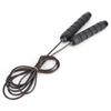Speed Jumping Rope Anti Skid Handle Adjustable Length Thickened Fitness Jump Rope Black