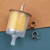 5Pcs 5/16” Universal Fuel Filters With 10Pcs 8Mm Hose Clamps Gas Inline Fuel Filters For Motorcycles, Cars, Trucks
