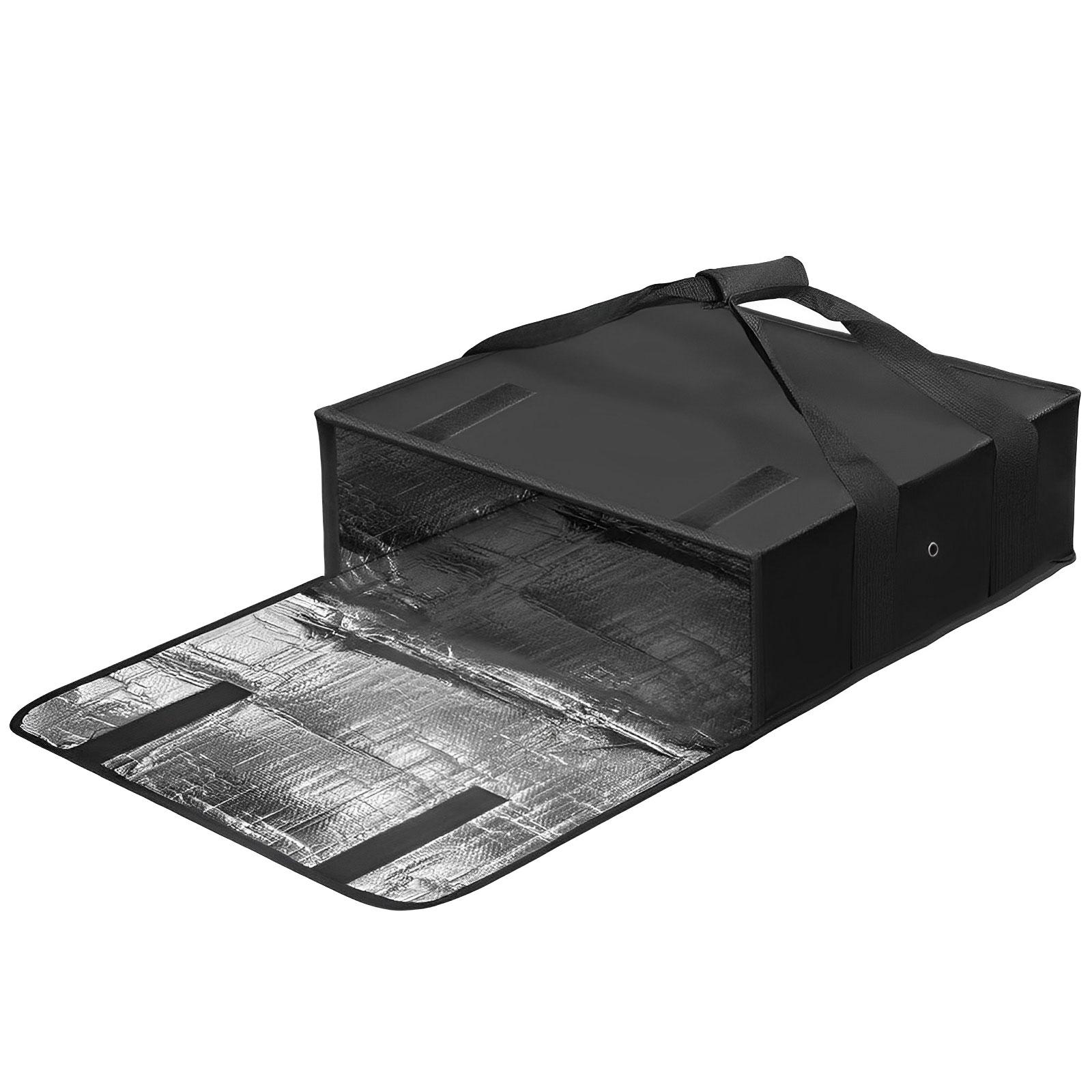 

Pizza Food Delivery Bag 600D Polyester Oxford Cloth Waterproof Pizza Carrier Bags Foldable Catering Store Insulated Delivery Bag чёрный