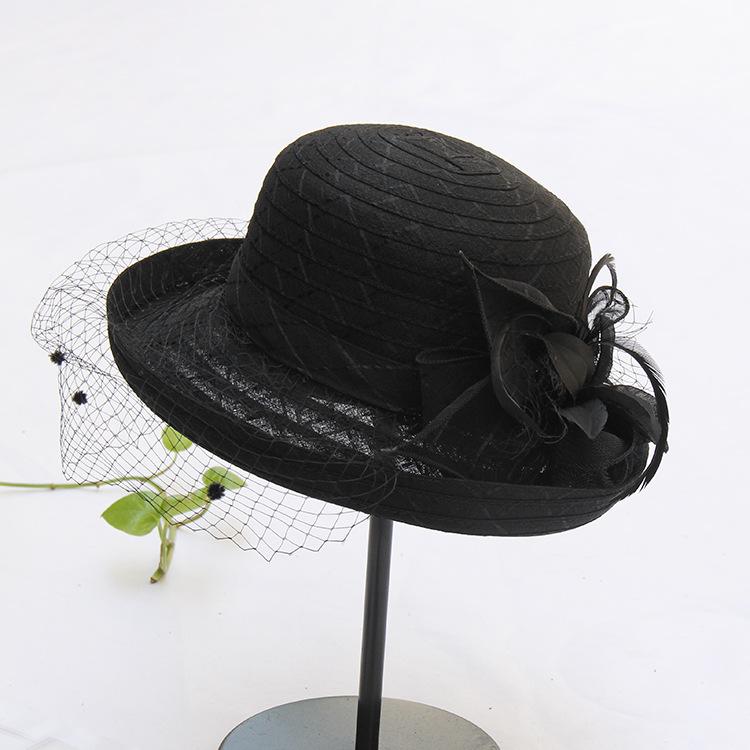Summer Crimped Mesh Top Hat, Fashion Celebrity Fashion Hat, Outdoor Sunshade Basin Hat, Women'S Sunscreen Sun Hat