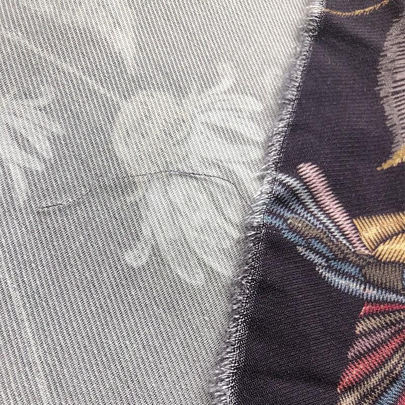 Spring/Summer Cotton Silk 3D Cool Print Dress Fabric