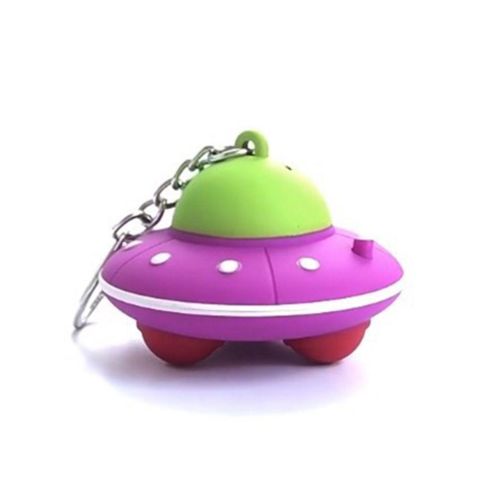 

Внеземной НЛО Инопланетянин Подвеска для сумки Фонарик Космический корабль Брелок Подвеска для ключей от машины UFO