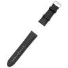 Watch Strap 24mm Silicone Resin Strap Easy Installation Tool Included Black [Clefer] SI-16