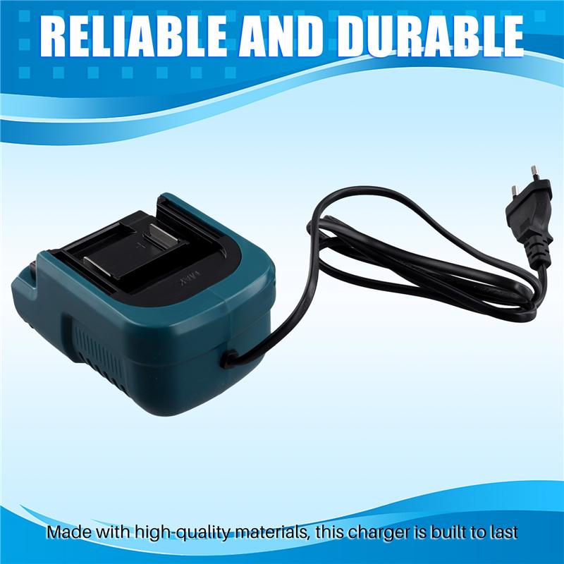 A96I-100V-240V Portable Li- Battery Charger Power Tool Mini Compact For 18V 21V Lithiumy Battery EU Plug