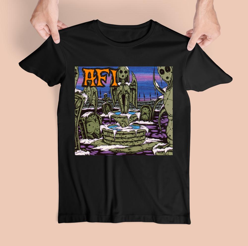 AFI Music Band Heavy Cotton Black Full Size Unisex Classic Shirt KN092 Unisex T-Shirt XXXL