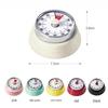 Japanese Style Stainless Steel Mechanical Kitchen Timer with Alarm for Students