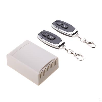 DC12V 315 2-CH Remote Control Switch Receiver And 2 Transmitter