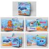 6-12PC Early Learning for Infants Soft Cloth Books Creative Squeezing and Folding Animals Ocean Books Puzzle Toys Gifts for Children