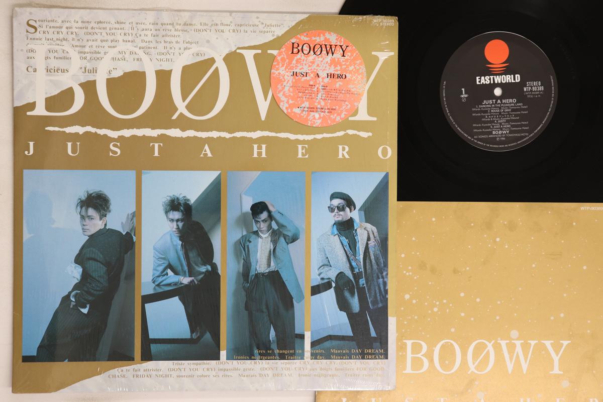 

LP Record BOOWY - Just A Hero WTP90389 EASTWORLD 1986 Japan Japanese Pop/Rock Used