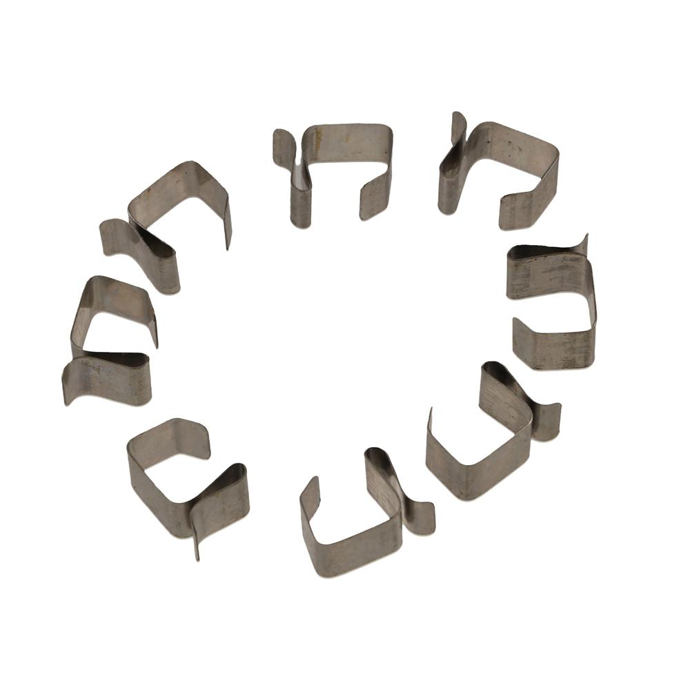 50Pcs Stable Holiday Lights Roof Hooks Metal Gutter Hangers Christmas Light Clips LED String Lights