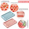 NEW 33 Ice Boll Hockey PP Mold Frozen Whiskey Ball Popsicle Ice Cube Tray Box Lollipop Making Gifts Kitchen Tools Accessories