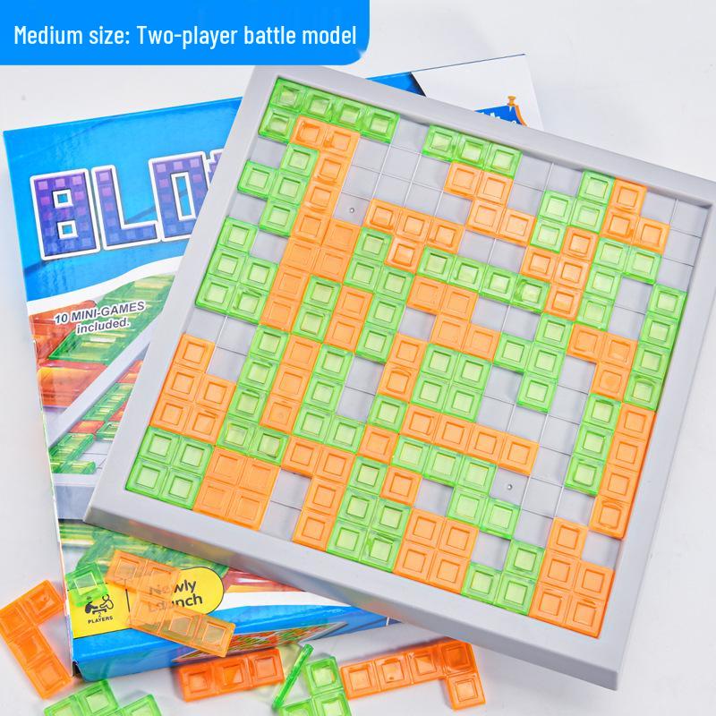 Gladiator Chess: 2-4 Player Strategy Board Game with Interactive Puzzles and Intellectual Tetris Elements